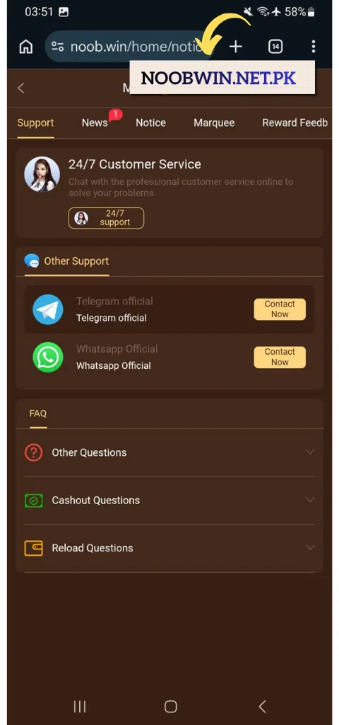 NoobWin Game